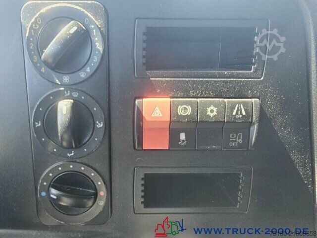 Flatbed truck with tarp Mercedes-Benz Atego 1227 Plane Spriegel LBW BÄR 1.500 Kg + AHK