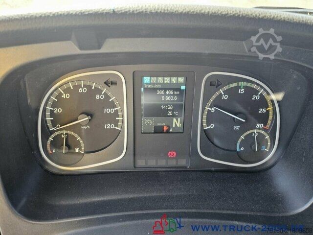 Flatbed truck with tarp Mercedes-Benz Atego 1227 Plane Spriegel LBW BÄR 1.500 Kg + AHK