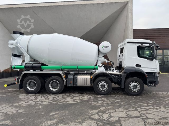 Concrete mixer truck MERCEDES-BENZ Arocs 3643B 8x4 EURO6 Stetter 9m3 Basic Line
