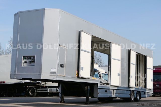 Autotransporter Auflieger  Moetefindt geschloss. Autotransporter