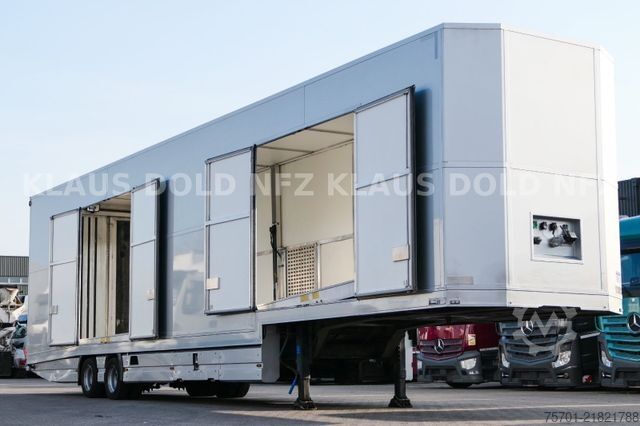 Autotransporter Auflieger  Moetefindt geschloss. Autotransporter