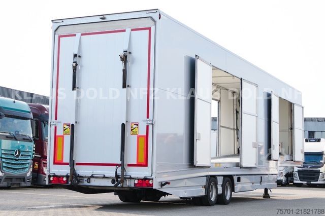 Autotransporter Auflieger  Moetefindt geschloss. Autotransporter
