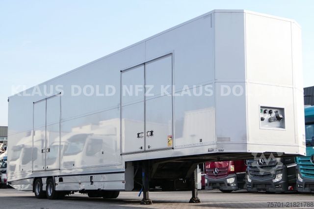 Autotransporter Auflieger  Moetefindt geschloss. Autotransporter