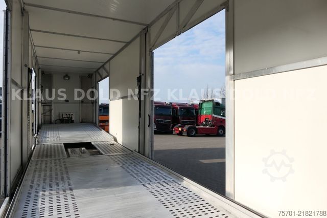 Autotransporter Auflieger  Moetefindt geschloss. Autotransporter