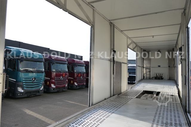 Autotransporter Auflieger  Moetefindt geschloss. Autotransporter