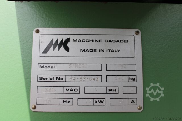 CASADEI Syncro four-sided planer Casadei Syncro