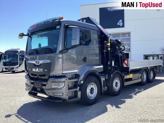 LKW mit Pritsche (offen) MAN TGS 35.510 8x4 BL CH HIAB X-HiPro 858 E 8
