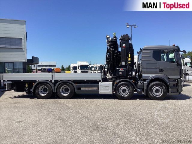 LKW mit Pritsche (offen) MAN TGS 35.510 8x4 BL CH HIAB X-HiPro 858 E 8