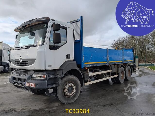 Platform trailer Renault Kerax 380