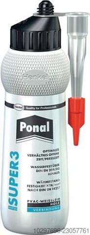 Wood glue, waterproof / super - 442.8 kg / 12 units - 442.8 kg PONAL 