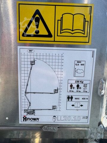 Gelenkteleskoparbeitsbühne Hinowa Lightlift 20.10