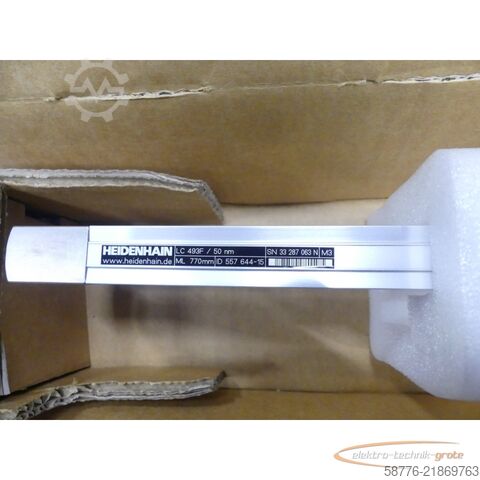 Component Heidenhain LC 493F / 50nm ML 770mm ID 557 644-15 SN:33287063N --