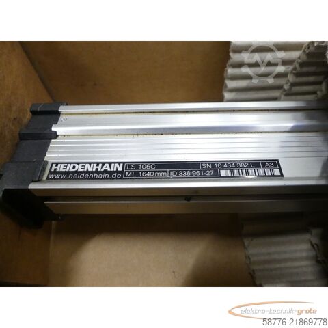 Component Heidenhain LS 106C ID 336 961-27 ML 1640mm SN10434382L mit 326 797-02 Lesekopf