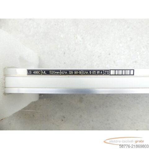 Component Heidenhain LS 486C ML 520mm ID: 329 991-18 SN:10072911 --