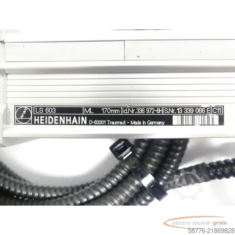 Component Heidenhain LS 603 ML 170mm ID: 336 972-6H SN: 13339066E mit AE LS 603