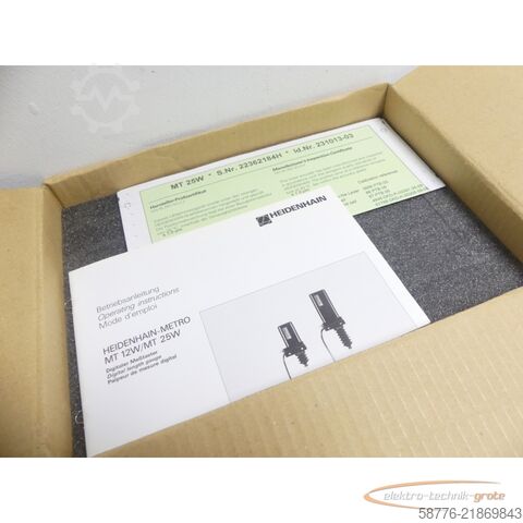 Component Heidenhain MT 25W Messtaster ID: 231013-03 SN: 22362184H --