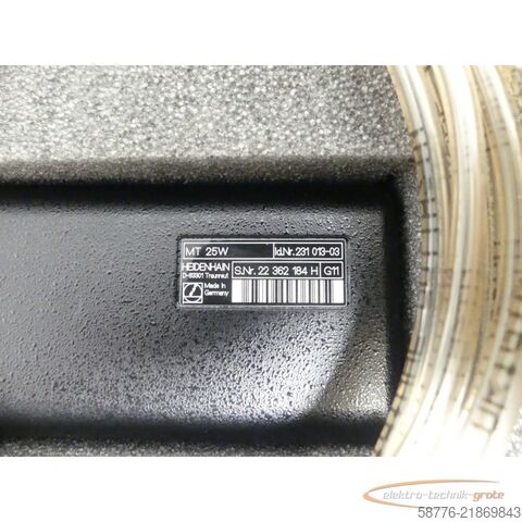 Component Heidenhain MT 25W Messtaster ID: 231013-03 SN: 22362184H --