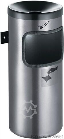 Safety wall-mounted ashtray Ø180xH410mm – 1 pc TKG 