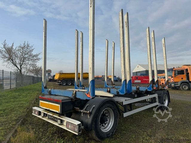 Holztransport Anhänger ZANNER AHK 18 Holzanhänger 2 Achse 3350kg
