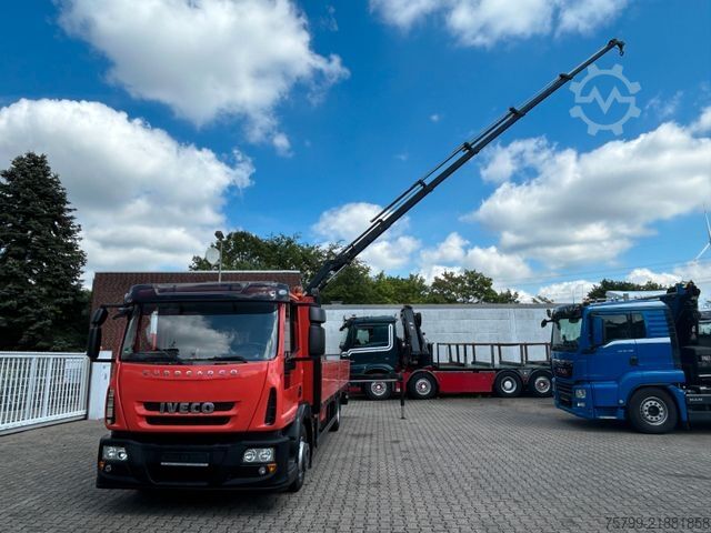 Truck mounted crane IVECO 120E25 Eurocargo Pritsche +HIAB XS 088 Kran