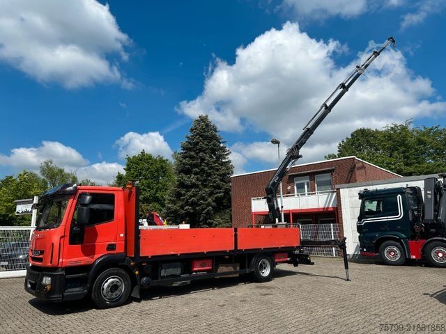 Truck mounted crane IVECO 120E25 Eurocargo Pritsche +HIAB XS 088 Kran
