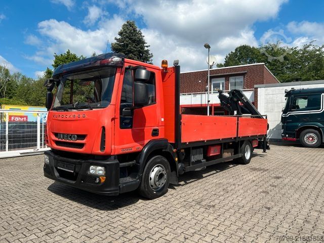 Truck mounted crane IVECO 120E25 Eurocargo Pritsche +HIAB XS 088 Kran