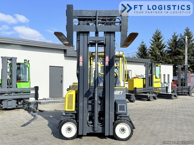 Vierwegestapler Combilift CB4500 GAS TRIPLEX 6400 FORK POSITIONER