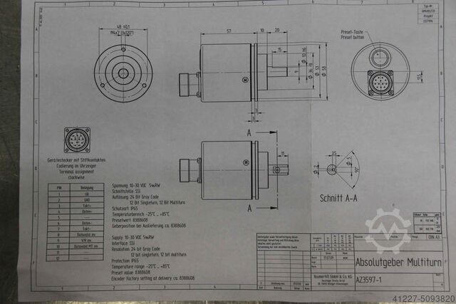 Rotary encoder Baumer GM400.Z33