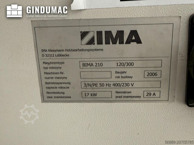 CNC-Holzbearbeitungszentrum IMA BIMA 210 120/300