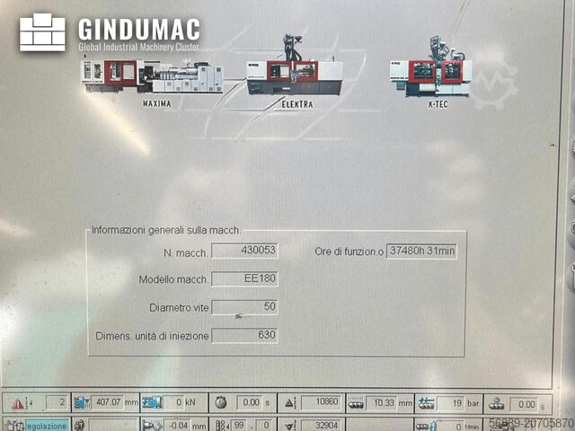 Electrical Injection Moulding Machine FERROMATIK ELEKTRA 180