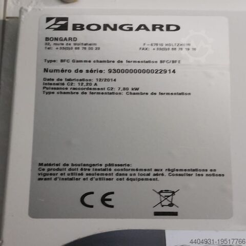 4 tunnels + 1 fermentation chamber used BONGARD BONGARD 6317788