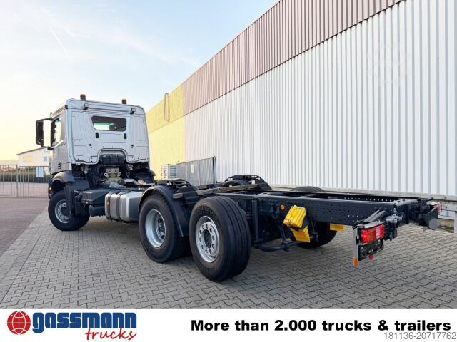 Roll-off tipper truck Mercedes-Benz Arocs 2553 L 6x2, Lenk-/Liftachse, Navi,