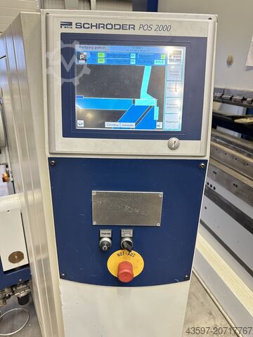 Schwenkbiegemaschine Schröder MPB 3200x2,0 mm