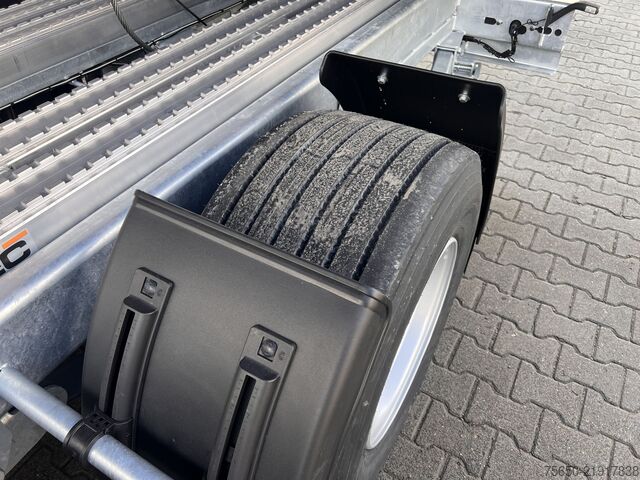 Tipper trailer Möslein TTD 19 B  19 t Tandemkipper- Tieflader hydraulischer Klappe Breitbereifung
