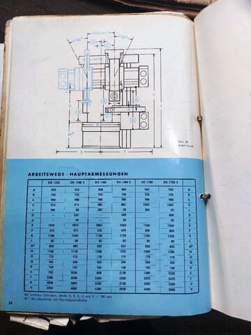 Karusselldrehmaschine Jungenthal DK 1700