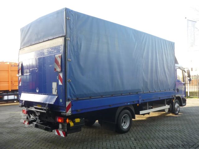 Koffer MAN TGL 8.180 Curtain side body with aluminium drop...