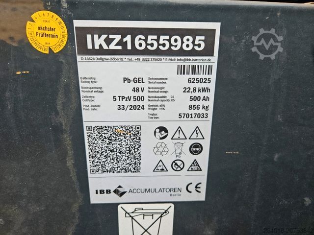 Frontstapler STILL RX20-16 hydrl. Zinken | nur. 1900h | Batt. 2024