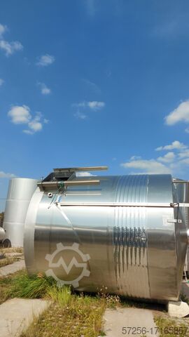 Storage tank 350hl heated tank with connical bottom 35 000l