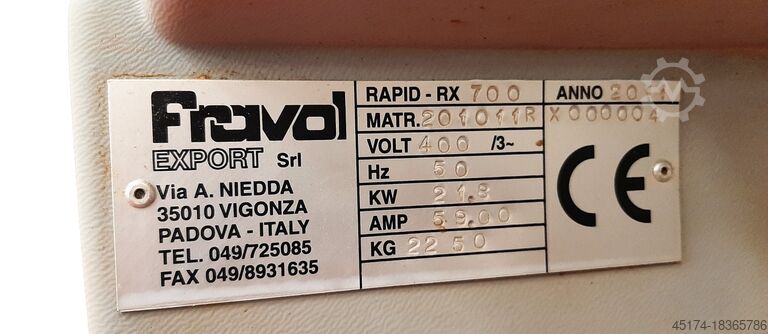 Edgebander FRAVOL - ITALY RAPID RX 700