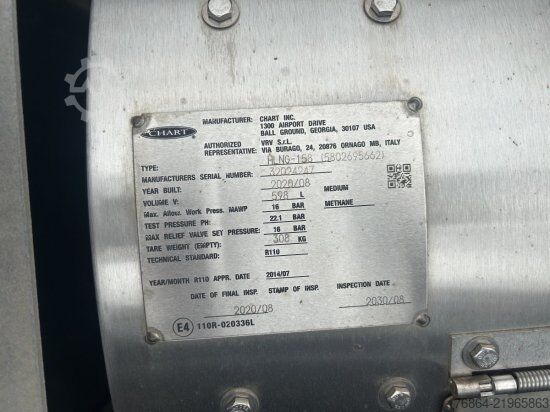 Swap chassis IVECO S WAY 460 GAS LNG-TANKS, RETARDER  MULTIWECHSLER