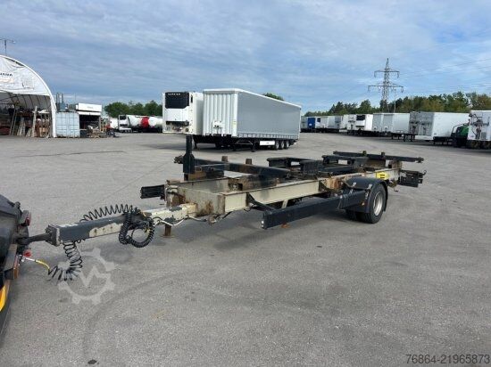 Swap chassis trailer  M-TRAILER MT-03K1, 1-ACHS LAFETTE, BPW-ACHSEN MIT TROMMELBREMSEN