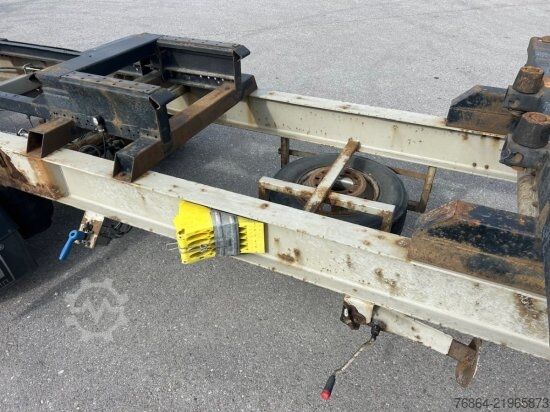 Swap chassis trailer  M-TRAILER MT-03K1, 1-ACHS LAFETTE, BPW-ACHSEN MIT TROMMELBREMSEN