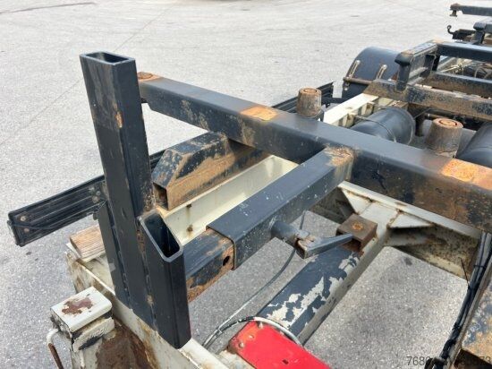 Swap chassis trailer  M-TRAILER MT-03K1, 1-ACHS LAFETTE, BPW-ACHSEN MIT TROMMELBREMSEN