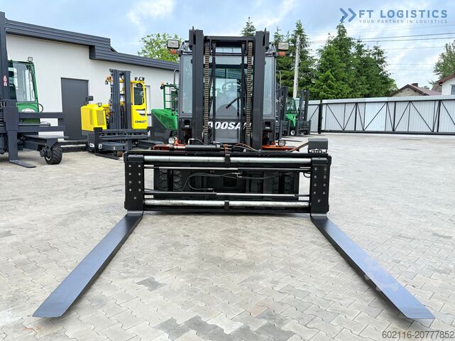 4-wheel forklift DOOSAN 70 / DUPLEX / FORK 2500MM / POSITIONER