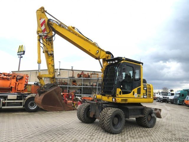 Mobilbagger KOMATSU Mobilbagger PW 148 - 8 Bagger 6.824h Deutsch top