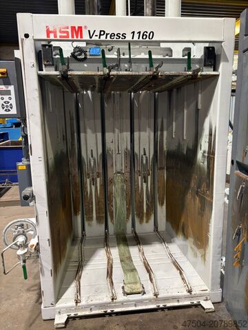 Vertikalballenpresse HSM V-Press 1160 plus