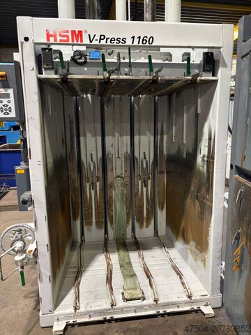 Vertikalballenpresse HSM V-Press 1160 plus