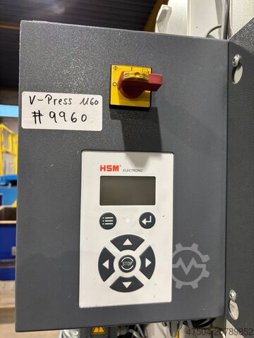 Vertikalballenpresse HSM V-Press 1160 plus