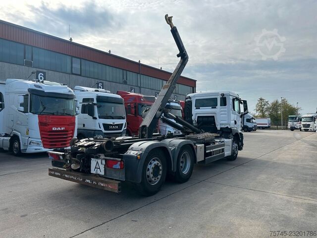 Abrollkipper MAN TGS 26.470 * HYVA * ACC * LENK-LIFT * 6X2 * TÜV