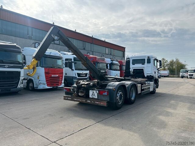 Abrollkipper MAN TGS 26.470 * HYVA * ACC * LENK-LIFT * 6X2 * TÜV